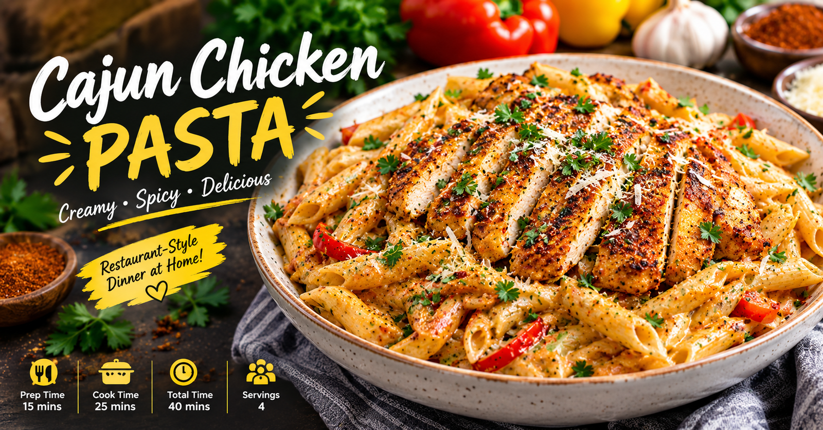 Cajun Chicken Pasta