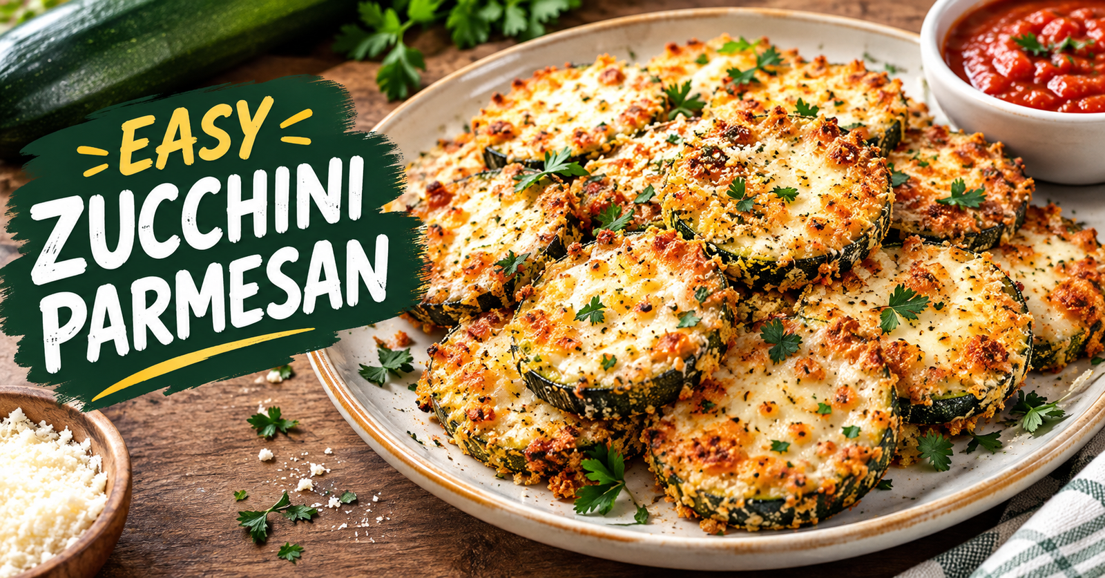 Easy Zucchini Parmesan