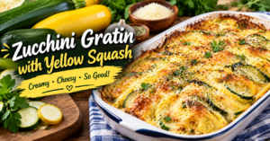 Zucchini Gratin with Yellow Squash