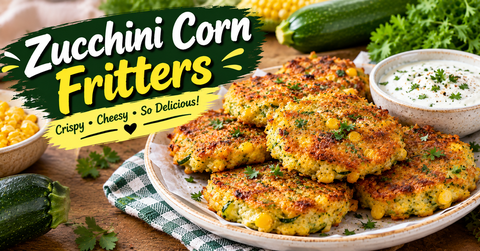 Zucchini Corn Fritters