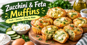 Zucchini & Feta Muffins