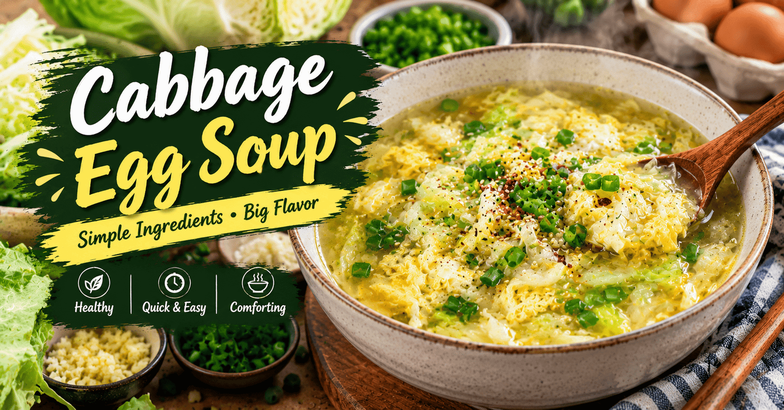 Cabbage and Egg Soup