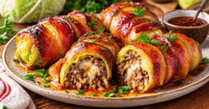 Bacon-Wrapped Stuffed Cabbage Rolls